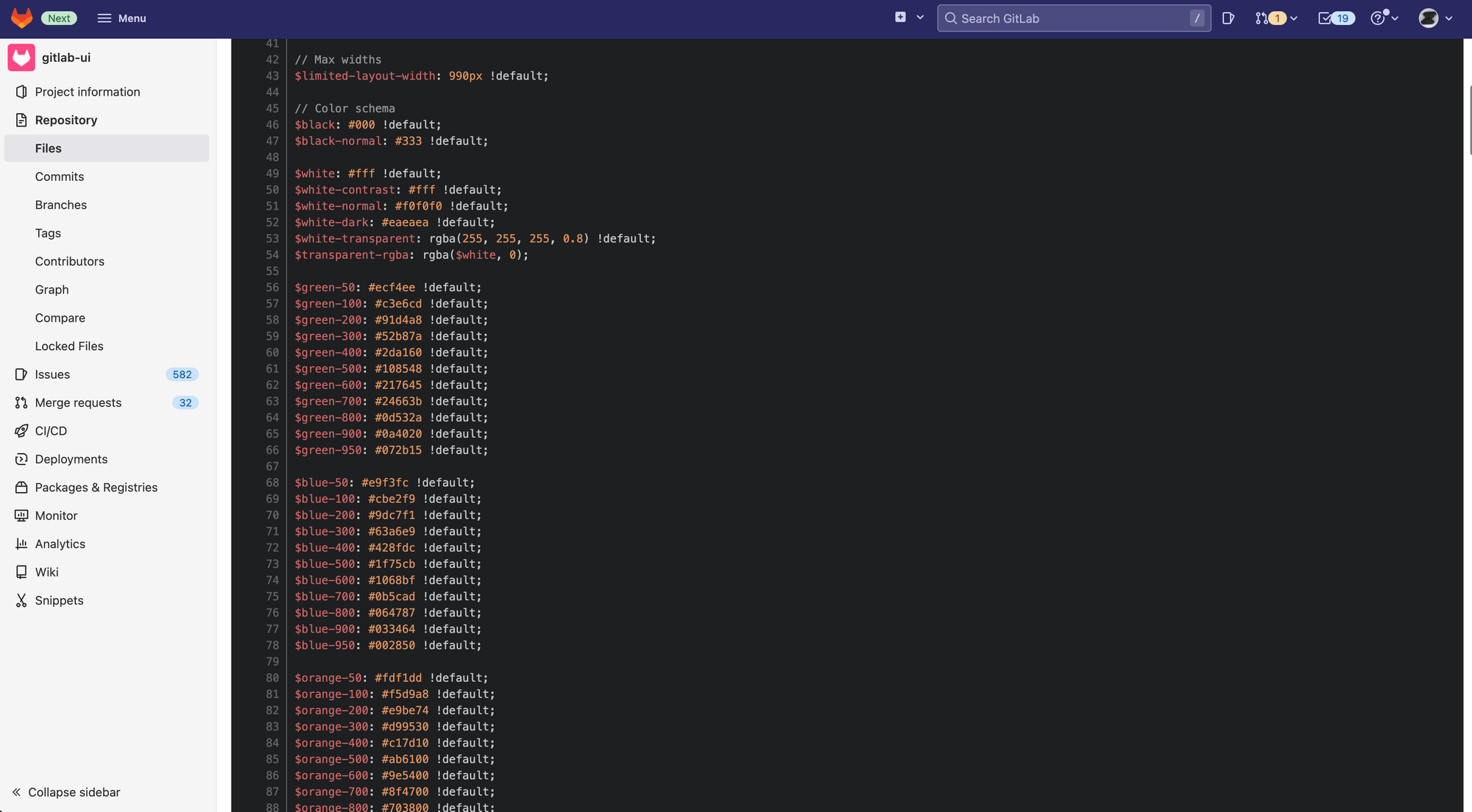 使用 Figma token + GitLab 创建设计系统